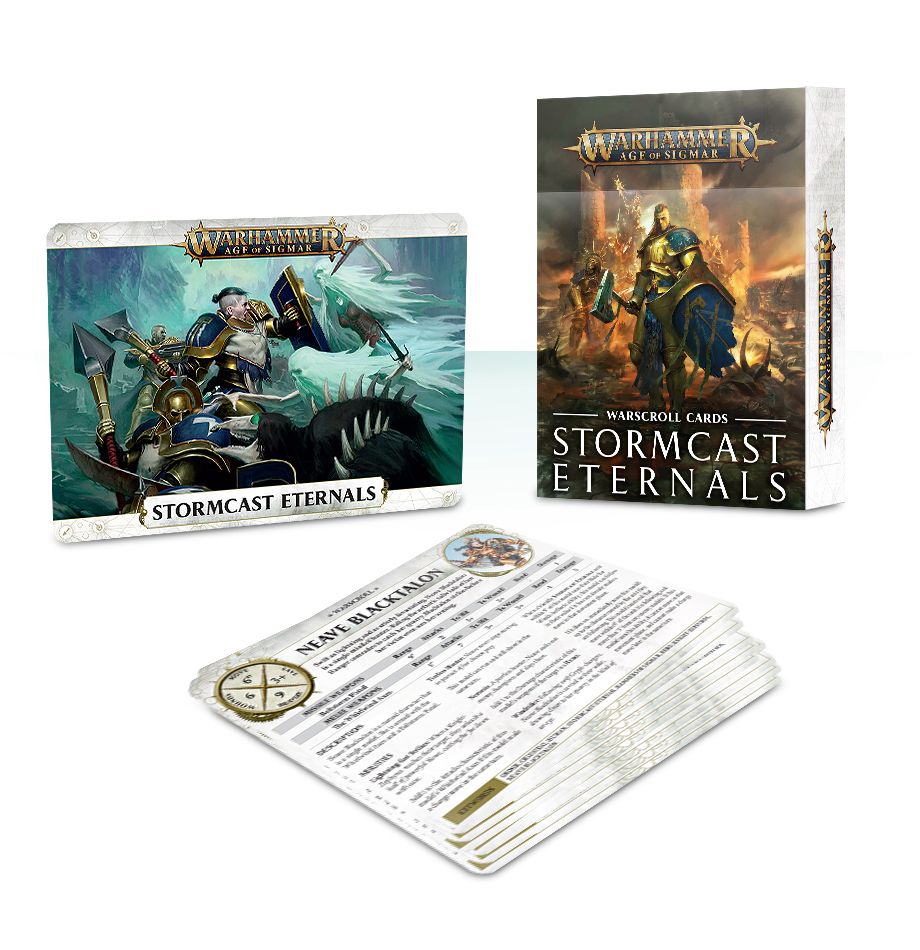 Warscroll cards Stormcast Eternals