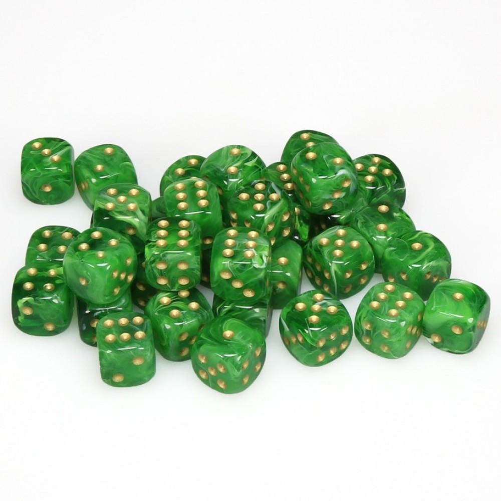 CHESSEX: Vortex Green/Gold