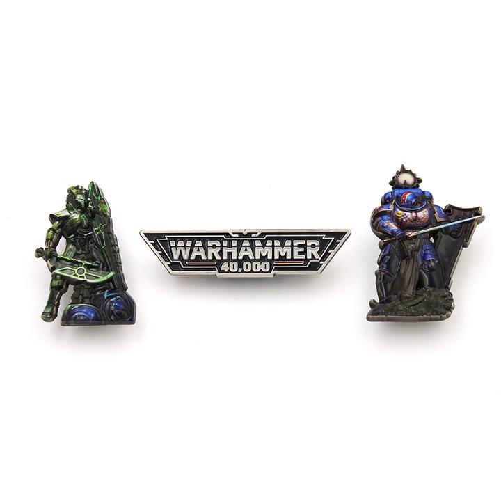 Warhammer 40,000 Diorama Pin Badge Set