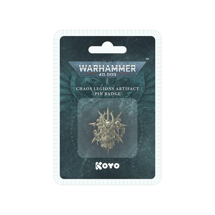Warhammer 40,000 Chaos Legions 3D Artifact Pin Badge  Koyo