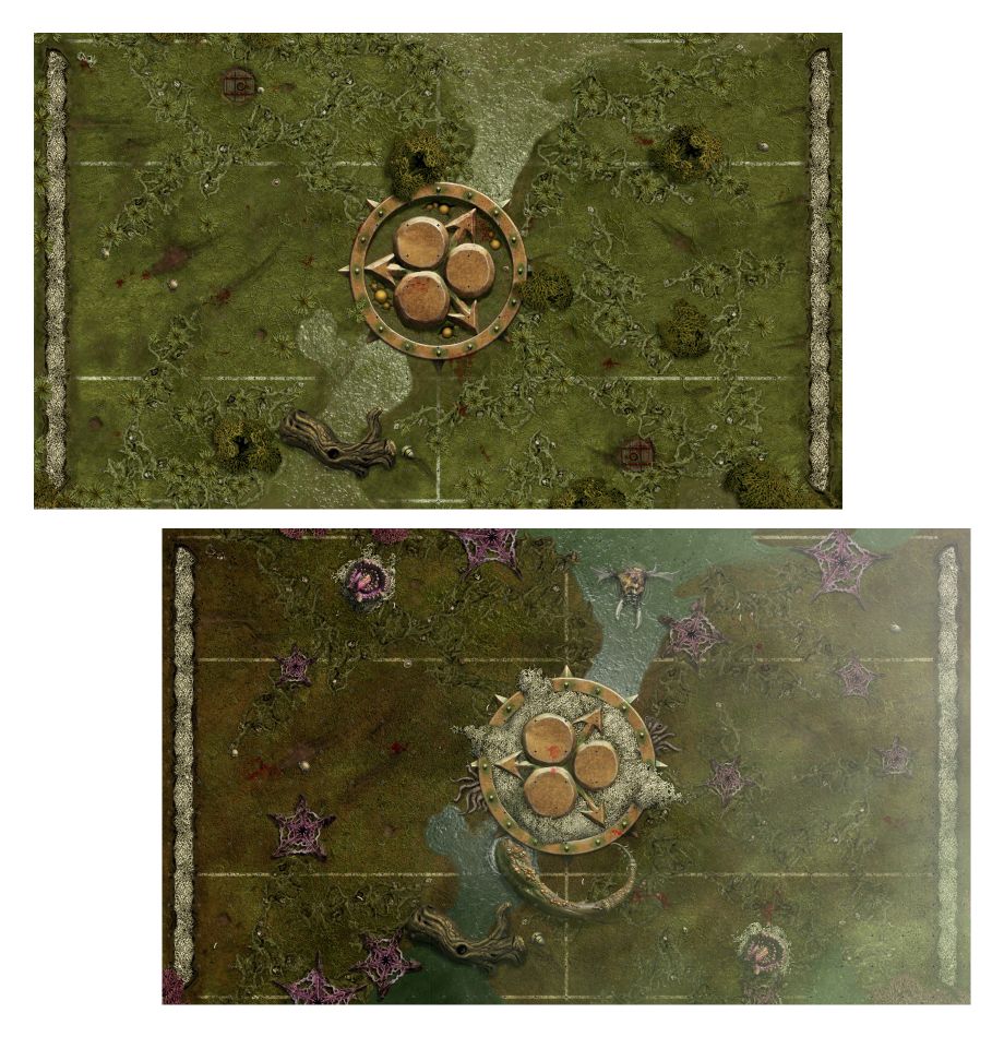 [GW] BLOOD BOWL: NURGLE TEAM PITCH & DUGOUTS-1642246715.jpg