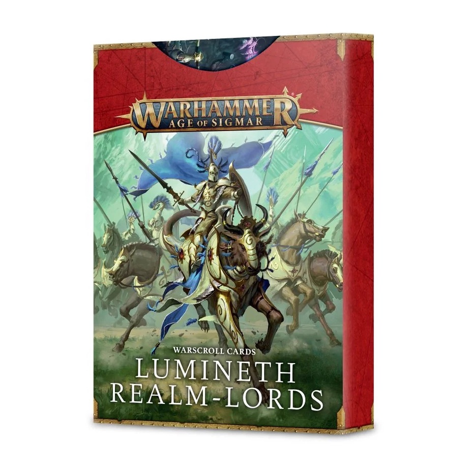 [GW] WARHAMMER : Warhammer:WARSCROLLS: LUMINETH REALM-LORDS (ENG) การ์ดประกอบการเล่น-1665231015.jfif