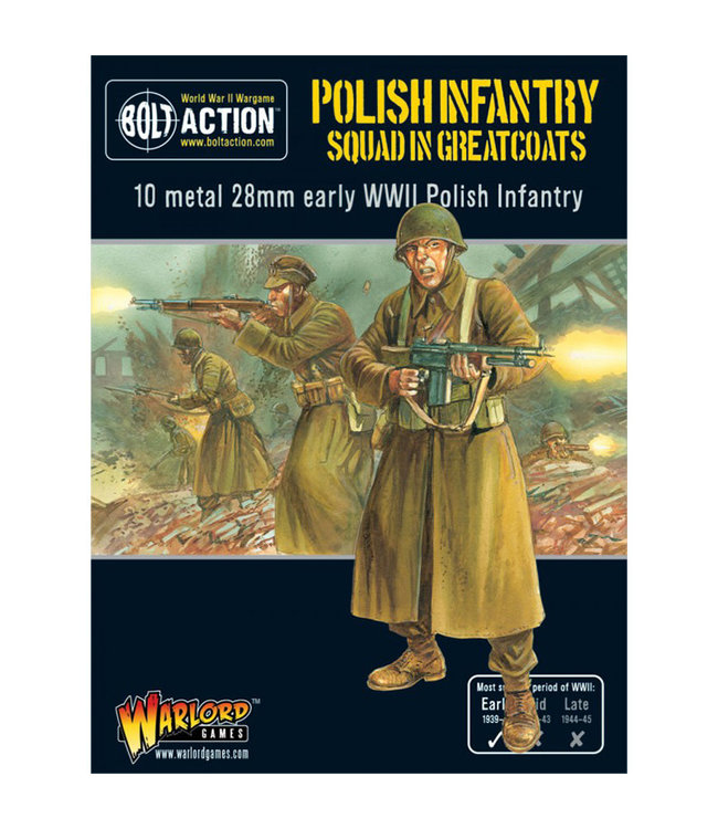POLISH INFANTRY SQUAD IN GREATCOATS