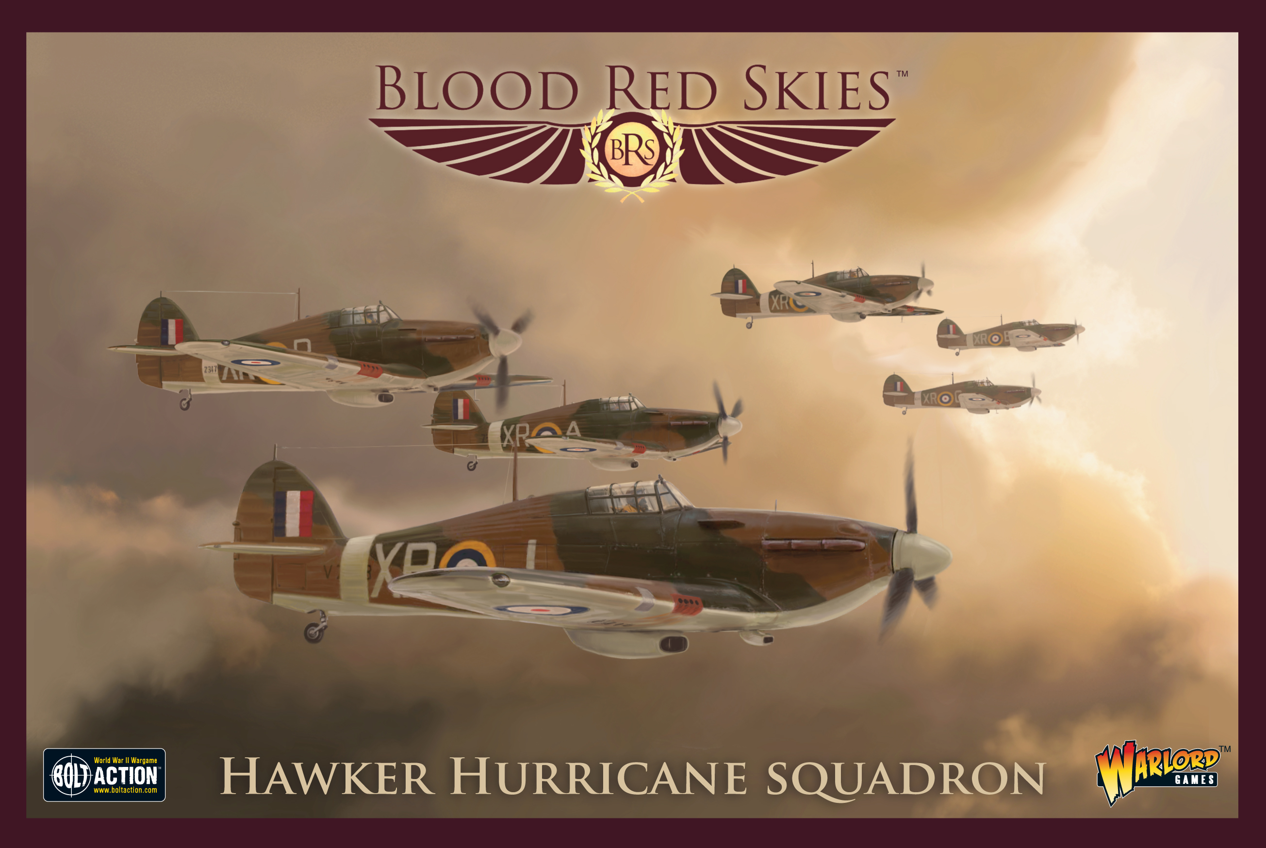 Blood Red Skies Hawker Hurricane squadron