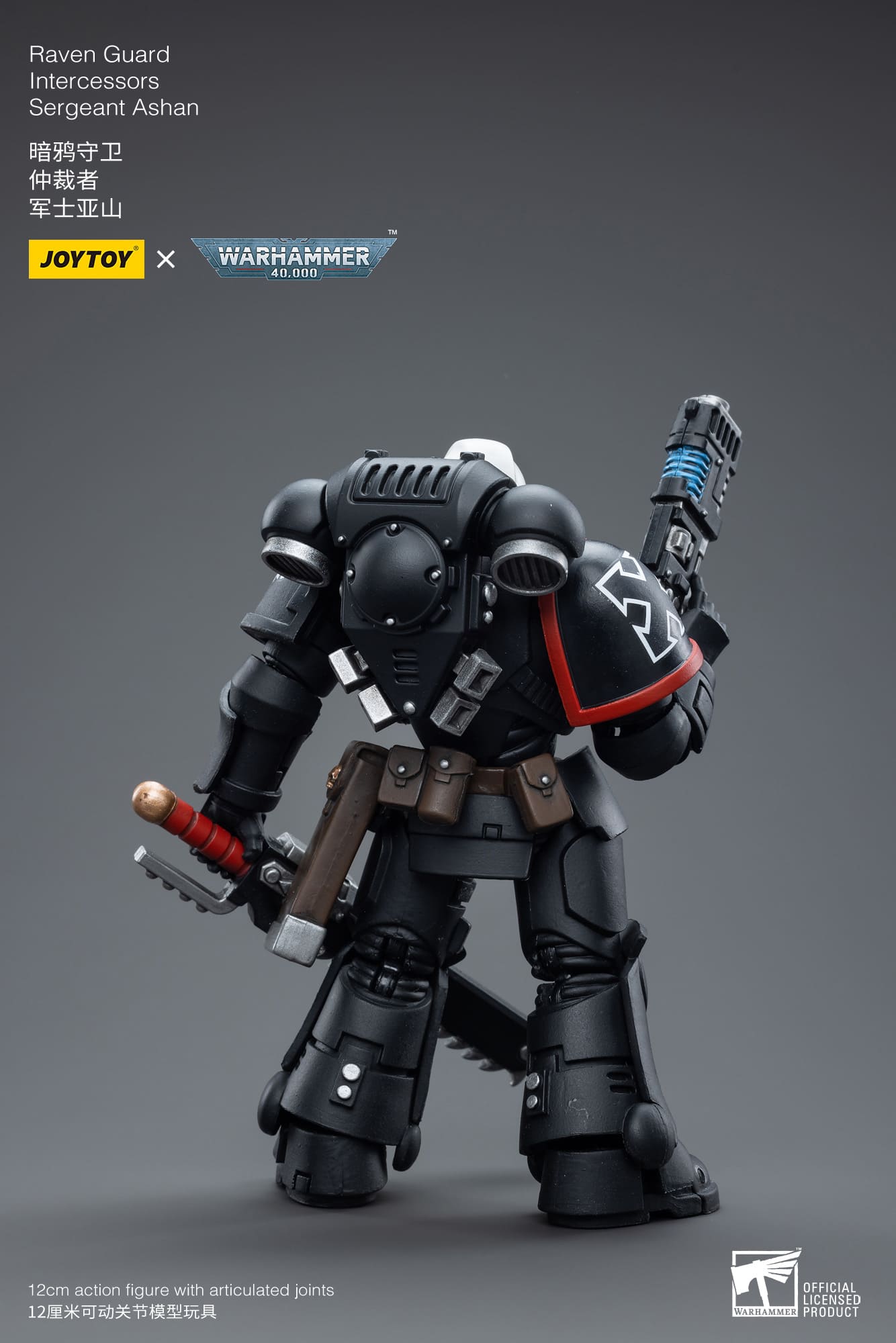 [JoyToy] Action Figure Warhammer 40K Raven Guard Intercessors Sergeant Ashan JT4584