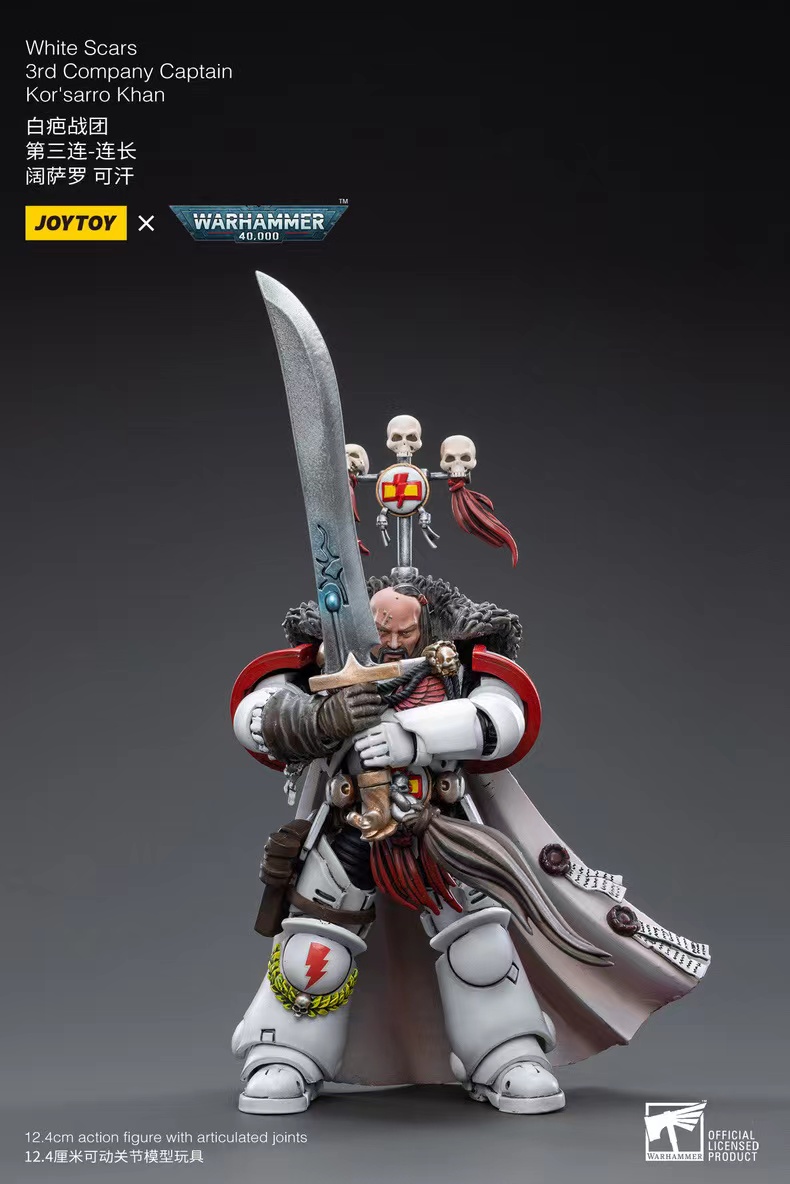 [JoyToy] Action Figure Warhammer 40K White Scars Captain  Kor'sarro Khan JT3808-1687178918.jpeg