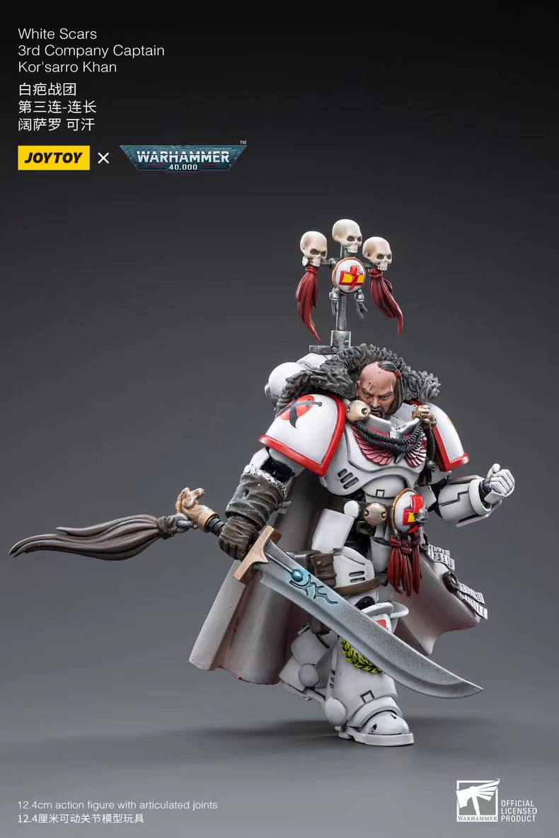 [JoyToy] Action Figure Warhammer 40K White Scars Captain  Kor'sarro Khan JT3808-1687178919.jpeg