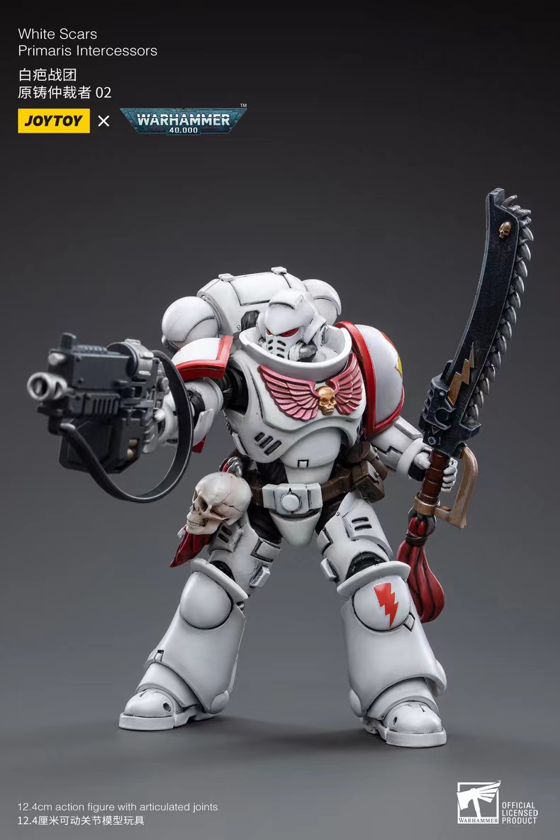 [JoyToy] Action Figure Warhammer 40K White Scars  Assault lntercessor Brother Batjargal JT5291-1687179371.jpeg