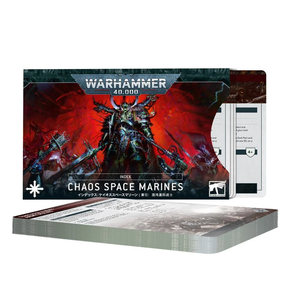 [GW] INDEX CARDS: CHAOS SPACE MARINES (ENG)