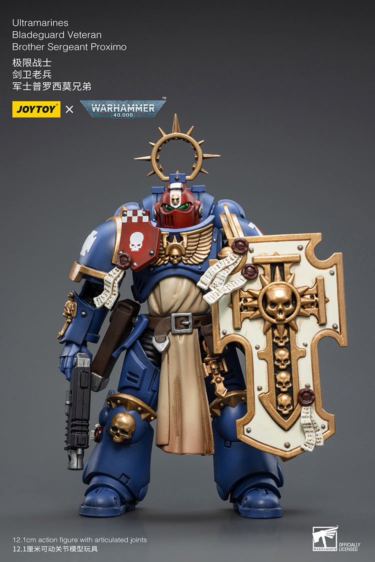 [JOYTOY] Ultramarines Bladeguard VeteranBrother Sergeant Proximo JT2337