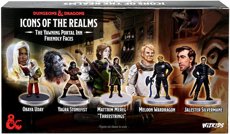 D&D Icons of the Realms The Yawning Portal Inn - Friendly Faces Pack