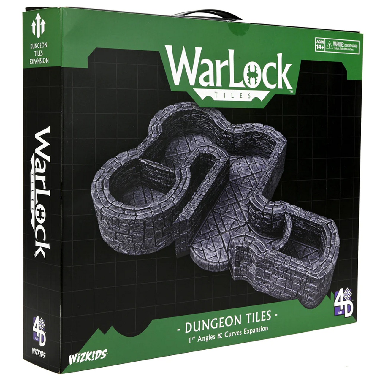 WizKids Dungeons & Dragons WarLock Tiles Expansion Pack 1 in Dungeon Angles & Curves