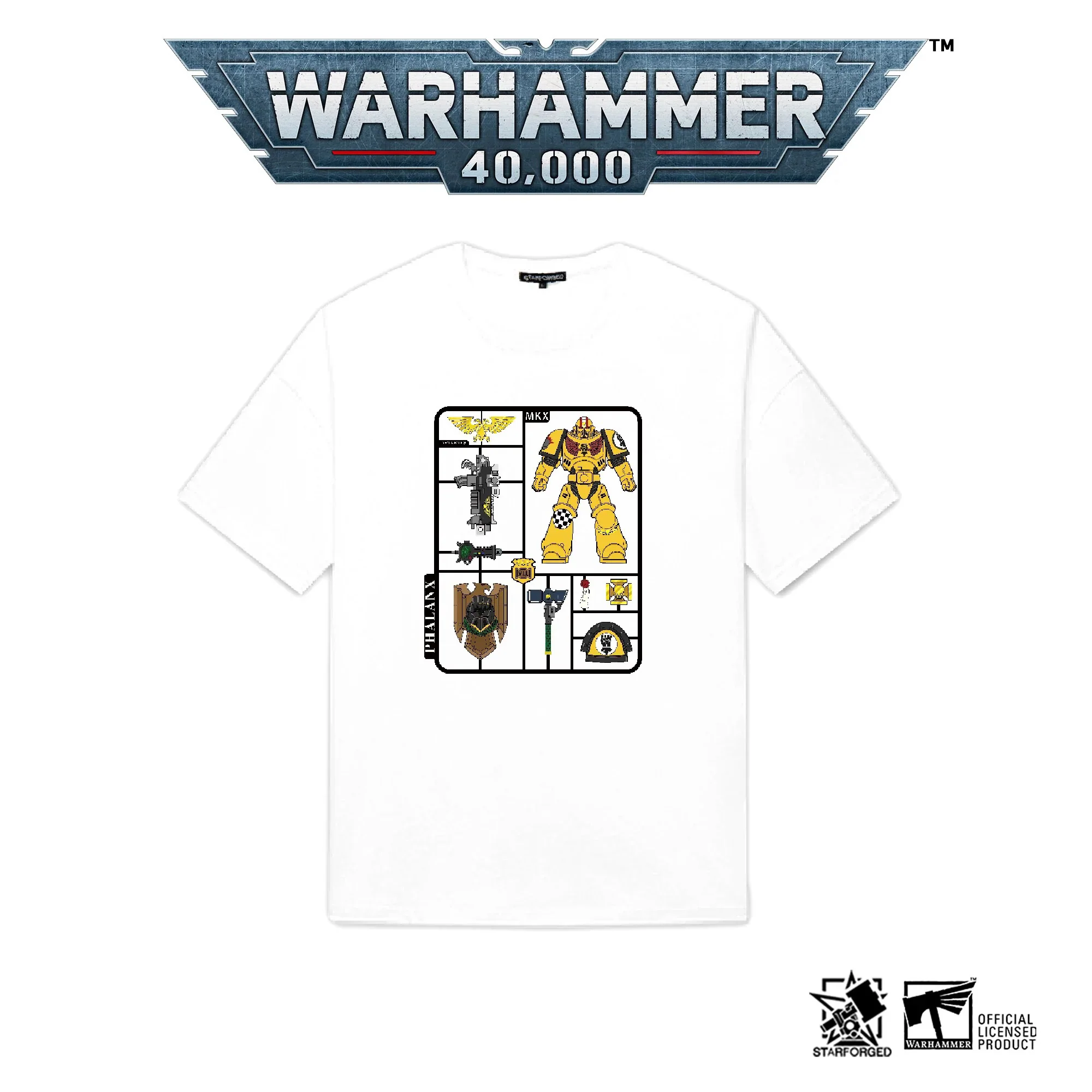 {STARFORGED} Themed T'Shirts : Imperial Fist Kit Frame (XL)
