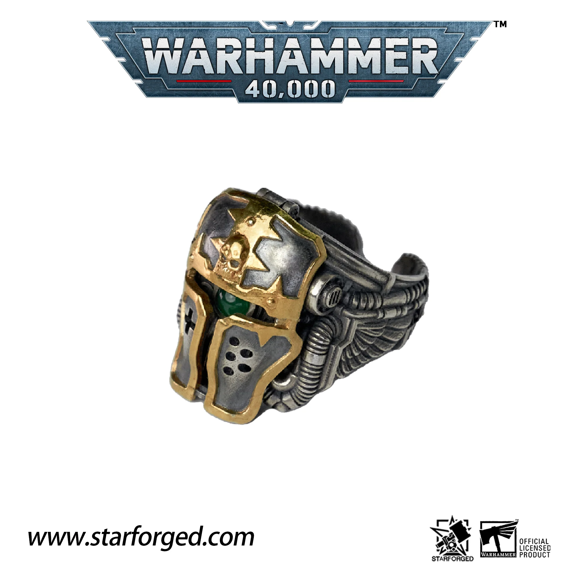 {STARFORGED} Questor Imperialis Helmring(Silver)