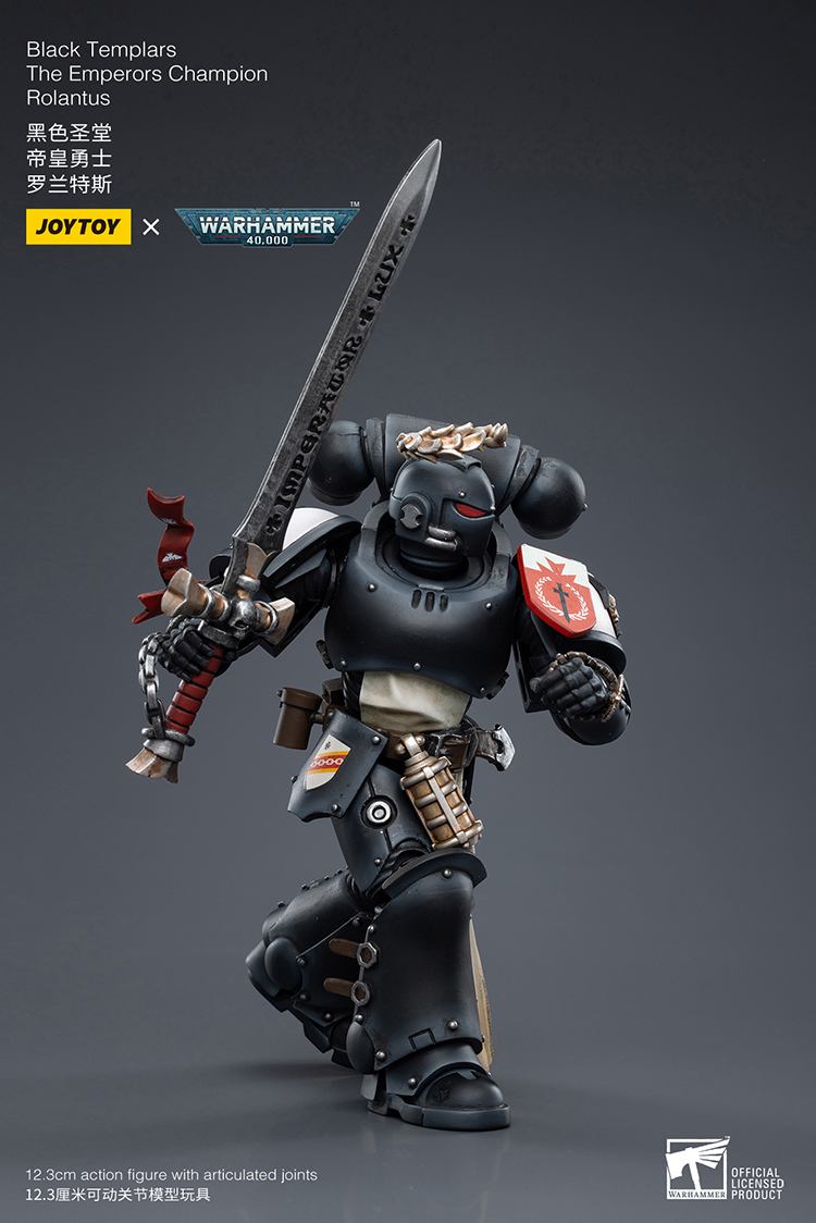 [JoyToy] Action Figure Warhammer 40K Black Templars Emperor's Champion Champion Rolantus JT7585-1705295654.jpg