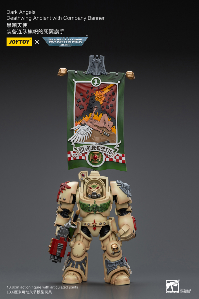 [JOYTOY] Dark Angels Deathwing Ancient with Company Banner