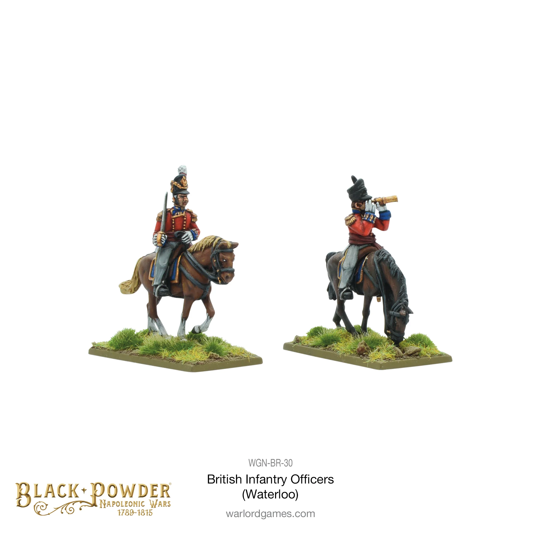 Mounted Napoleonic British Infantry Officers (Waterloo Campaign)-1710241586-K0n4c.webp