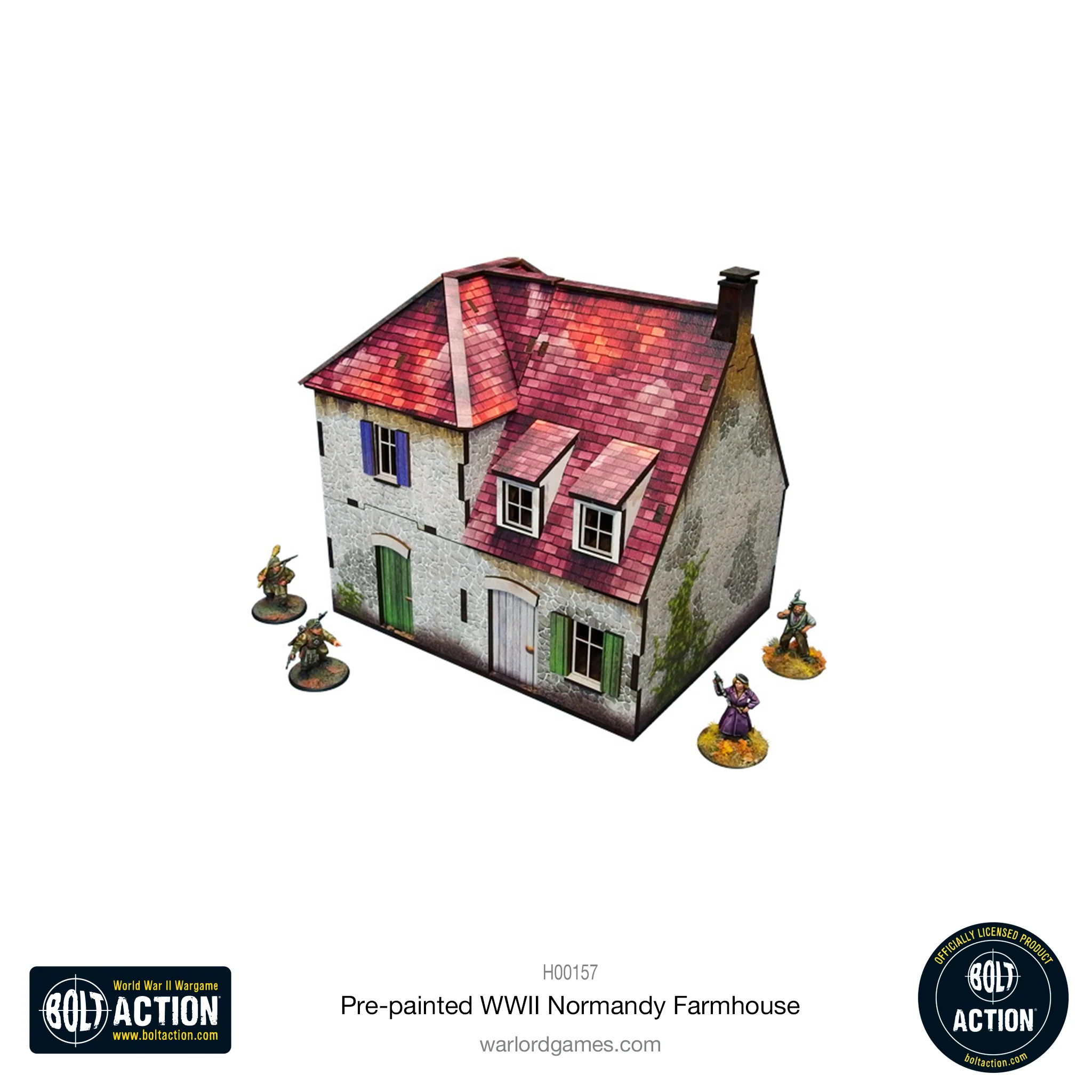 Bolt Action: Pre-painted WWII Normandy Farmhouse-1711114572-zgOTr.webp