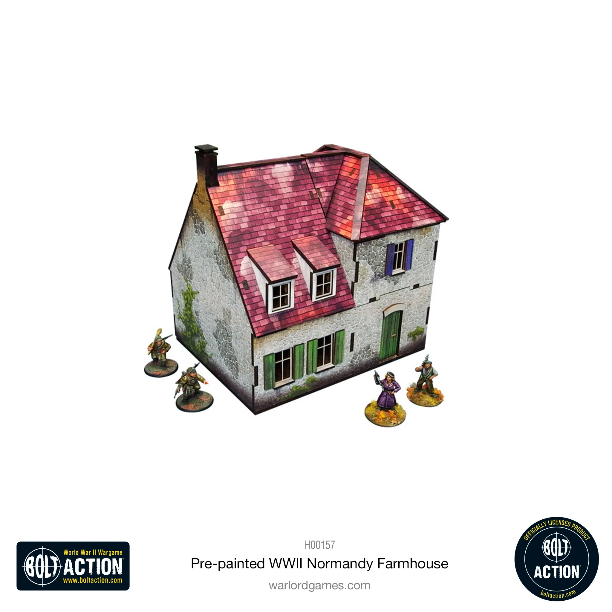 Bolt Action: Pre-painted WWII Normandy Farmhouse-1711114573-hpGCJ.webp