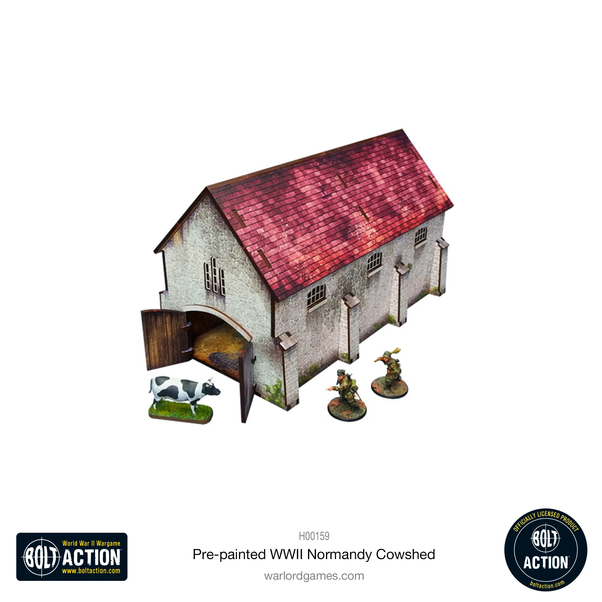 Bolt Action: Pre-painted WWII Normandy Cowshed-1711116071-PeXjo.webp