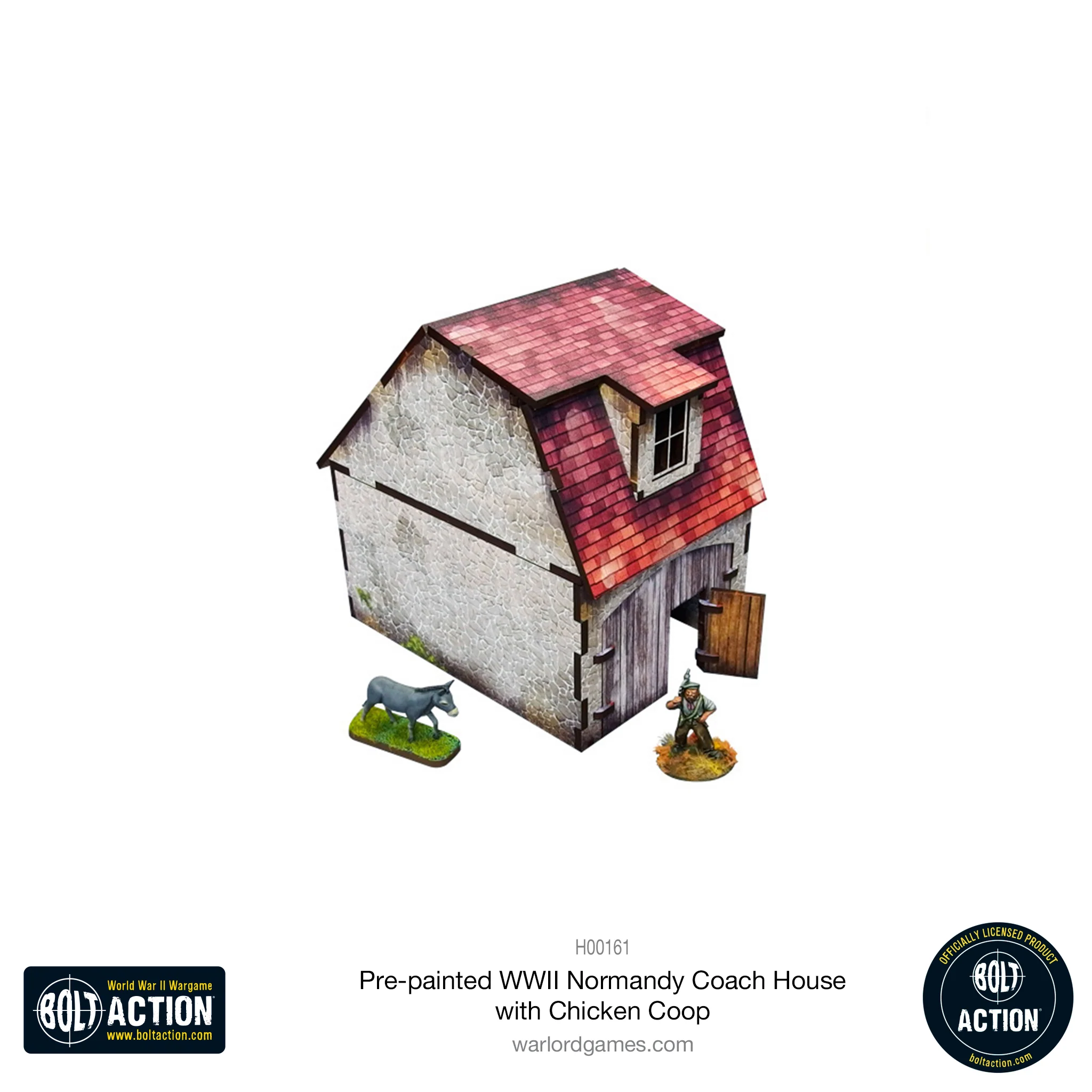 Bolt Action: Pre-Painted WWII Normandy Coach House With Chicken Coop-1711116714-i8izo.webp