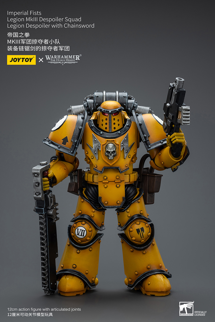 [JOYTOY]Imperial Fists   Legion MkIII Tactical Squad  Legionary with Bolter JT9077