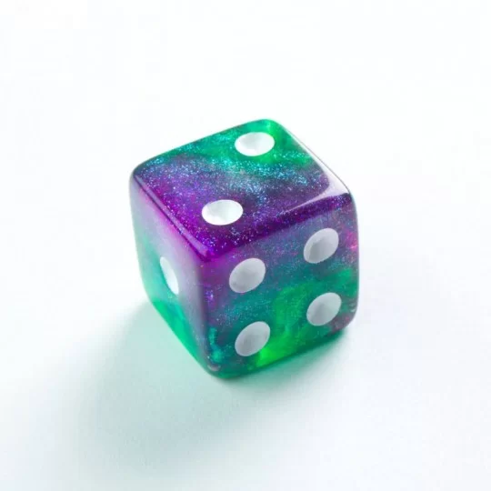 Gamegenic Galaxy Series - Aurora - D6 Dice Set 16 mm (12 pcs)-1711881275-oM4di.webp