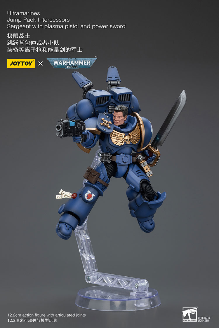 [JOYTOY] Ultramarines Jump Pack Intercessors Sergeant With Plasma Pistol And Power Sword JT1378-1717771795-JGlms.jpg