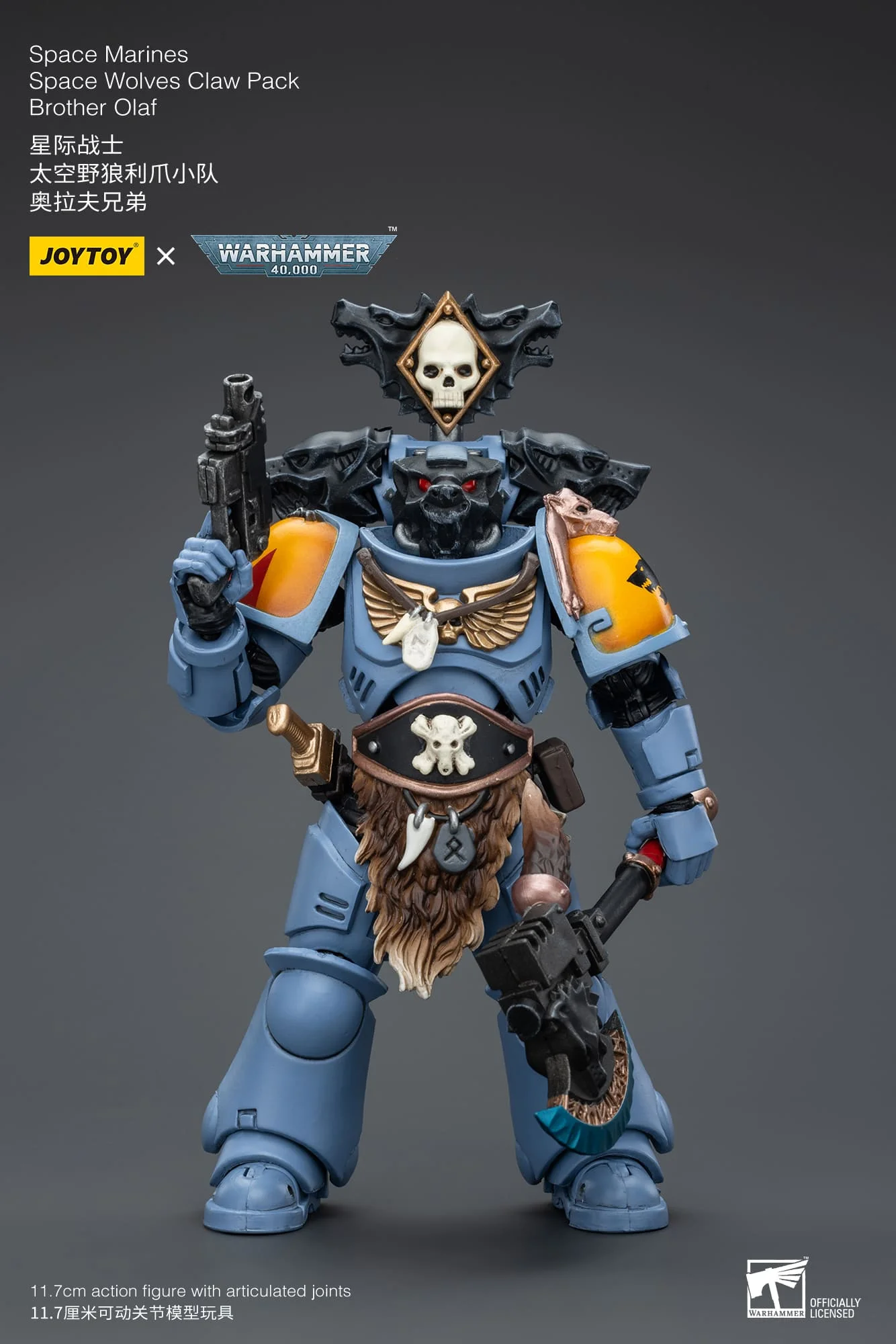 [JOYTOY] Space Marines Space Wolves Claw Pack Brother Olaf  JT2726-1717843559-KpgDS.webp