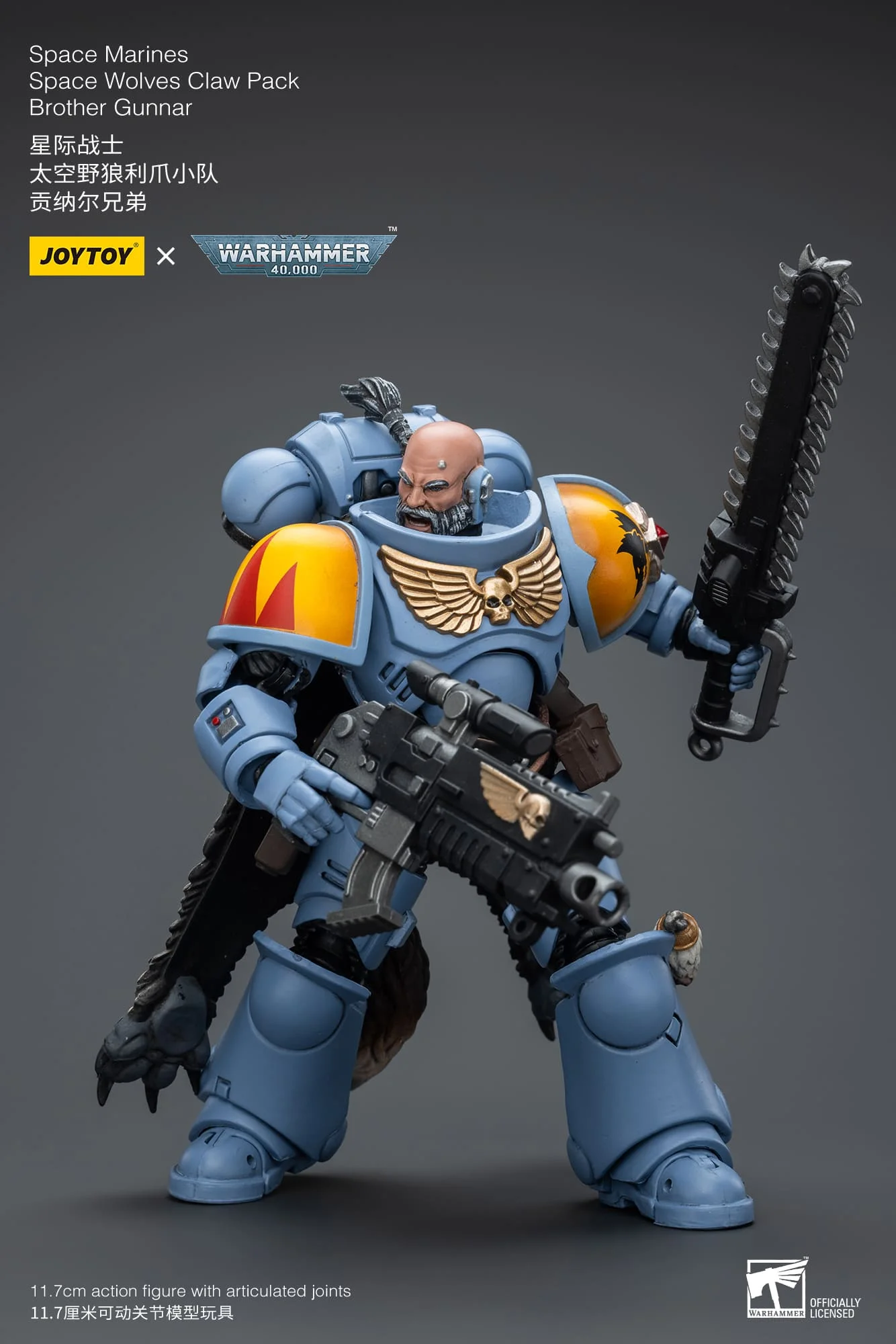 [JOYTOY] Space Marines Space Wolves Claw Pack Brother Gunnar JT2719-1717843785-TdPtc.webp