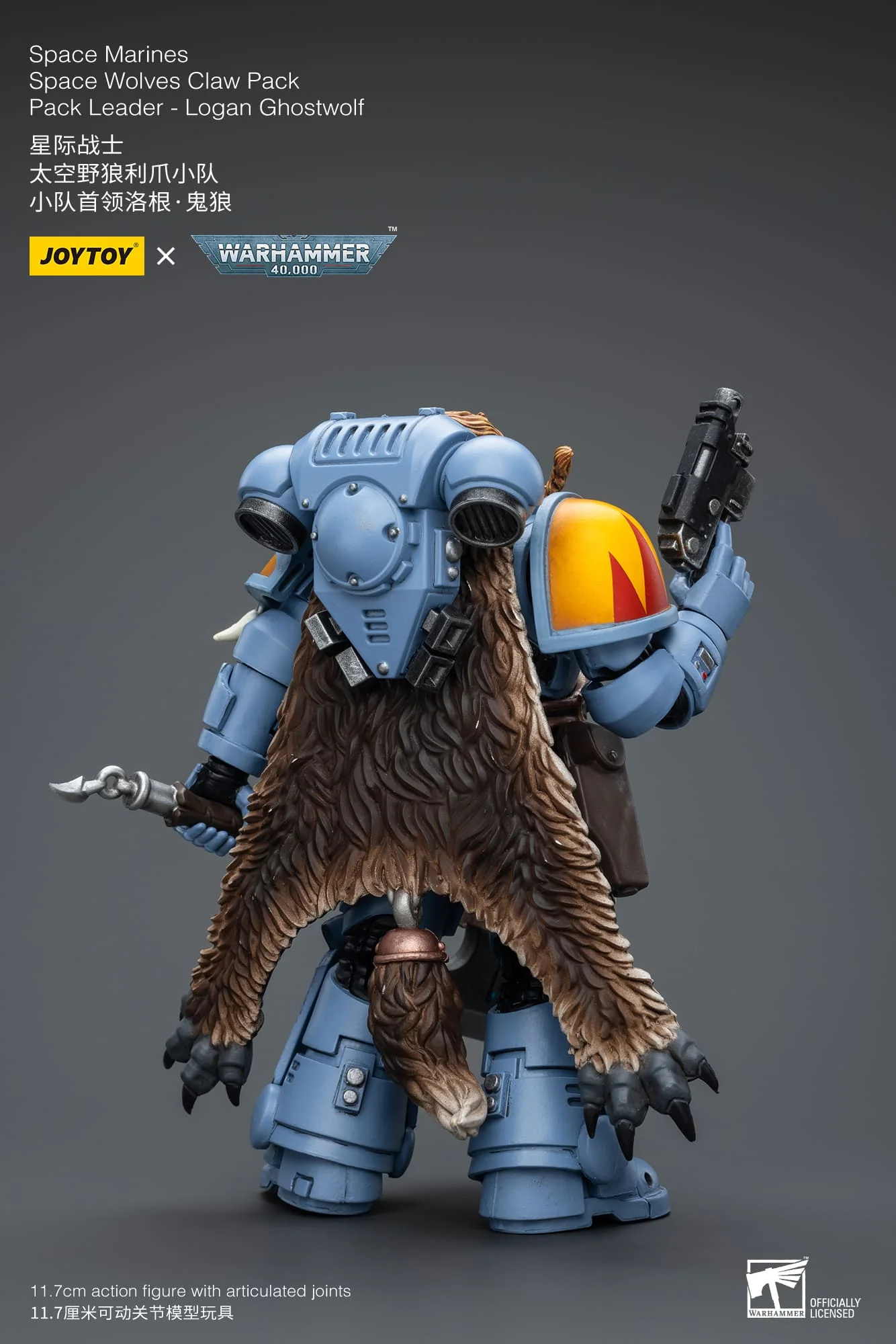 [JOYTOY] Space Marines Space Wolves Claw Pack Pack Leader - Logan Ghostwolf JT2702-1717844010-bKe2Q.webp