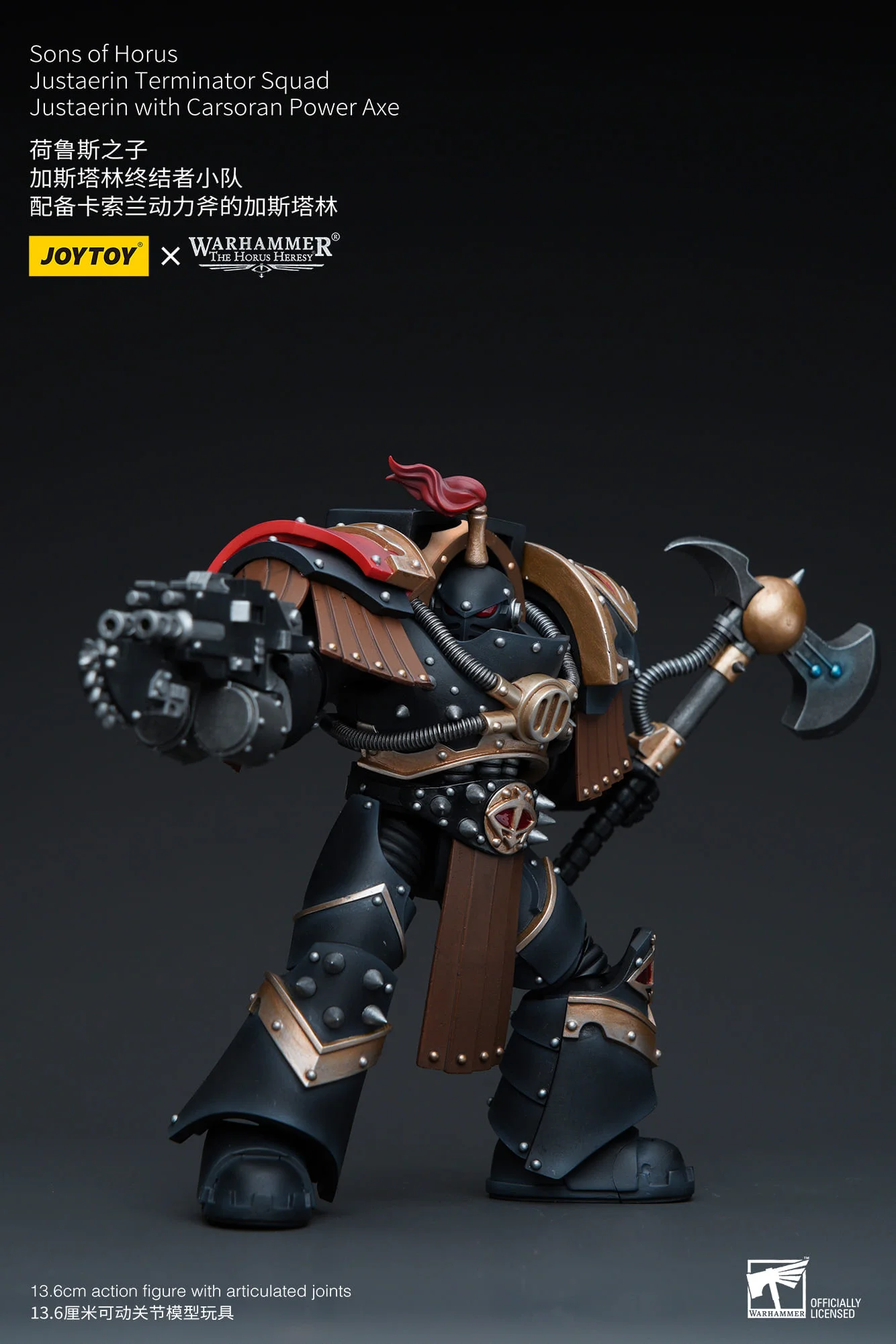 [JOYTOY] Sons of Horus Justaerin Terminator Squad Justaerin with Carsoran Power Axe JT9718-1717844752-89DXe.webp