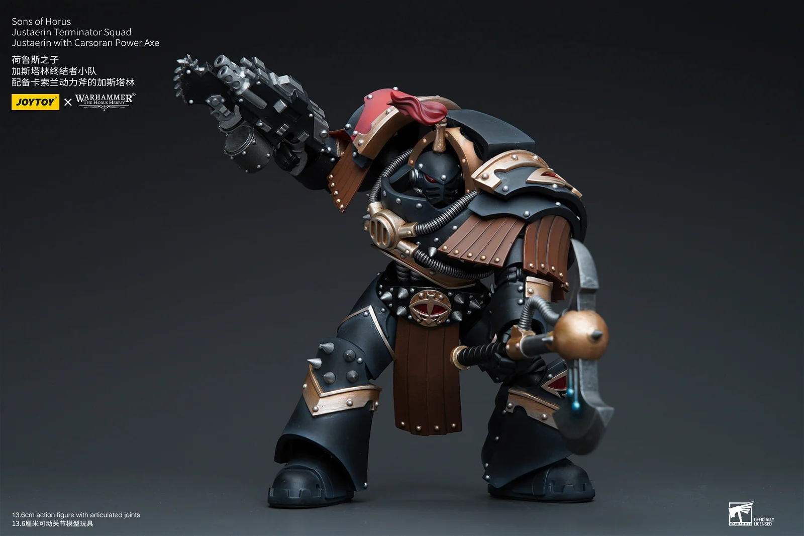 [JOYTOY] Sons of Horus Justaerin Terminator Squad Justaerin with Carsoran Power Axe JT9718-1717844754-30KSN.webp