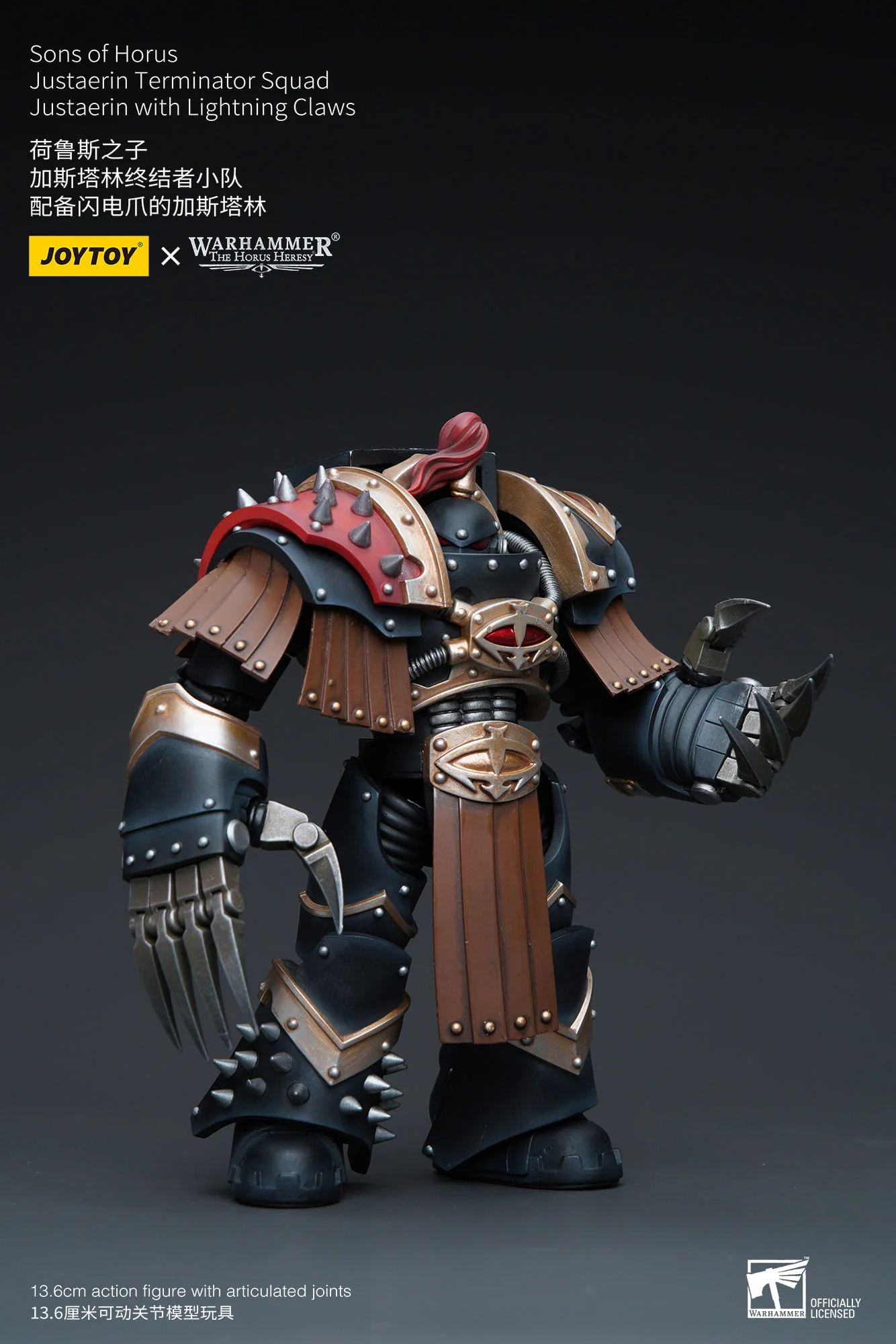 [JOYTOY] Sons of Horus Justaerin Terminator Squad Justaerin with Lightning Claws JT9725-1717845003-Ux80J.webp