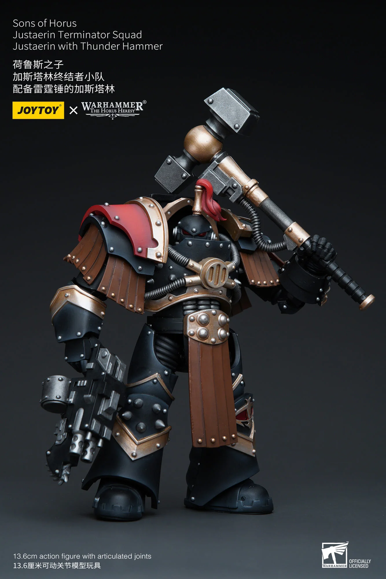 [JOYTOY] Sons of Horus Justaerin Terminator Squad Justaerin with Thunder Hammer JT9732-1717845263-bKpup.webp