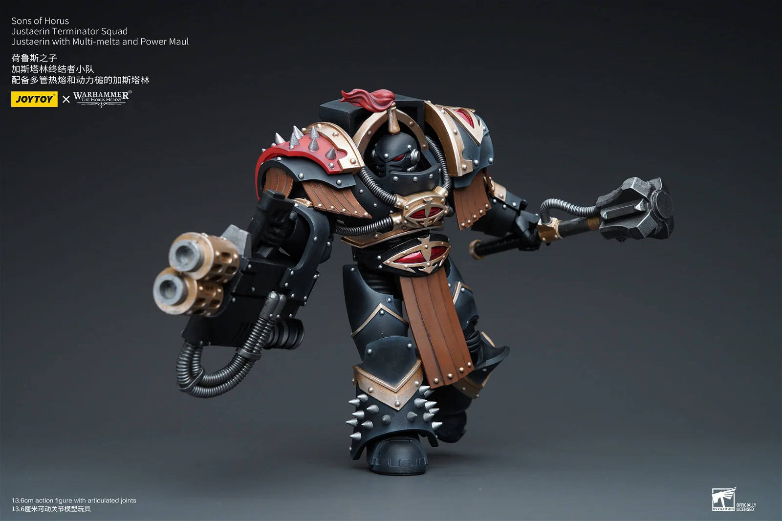 [JOYTOY] Sons of Horus Justaerin Terminator Squad Justaerin with Multi-melta and Power Maul JT9749-1717845618-Z1jfs.webp