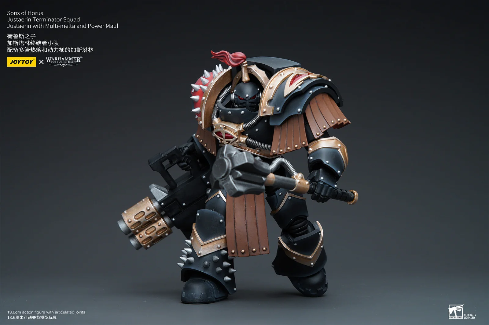 [JOYTOY] Sons of Horus Justaerin Terminator Squad Justaerin with Multi-melta and Power Maul JT9749-1717845620-SUjnn.webp