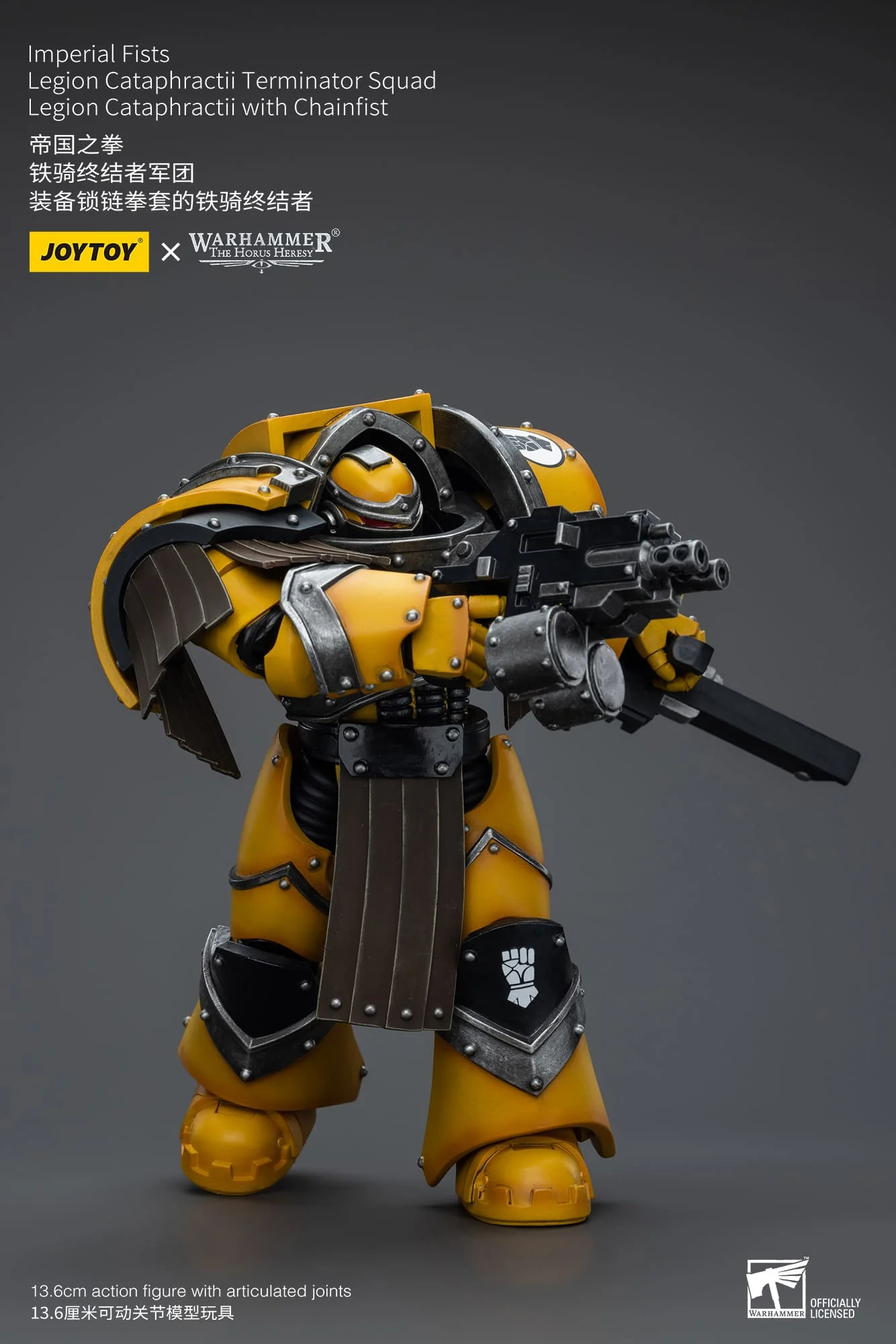 [JOYTOY] Imperial Fists Legion Cataphractii Terminator Squad Legion Cataphractii with Chainfist JT9398-1717848002-20309.webp