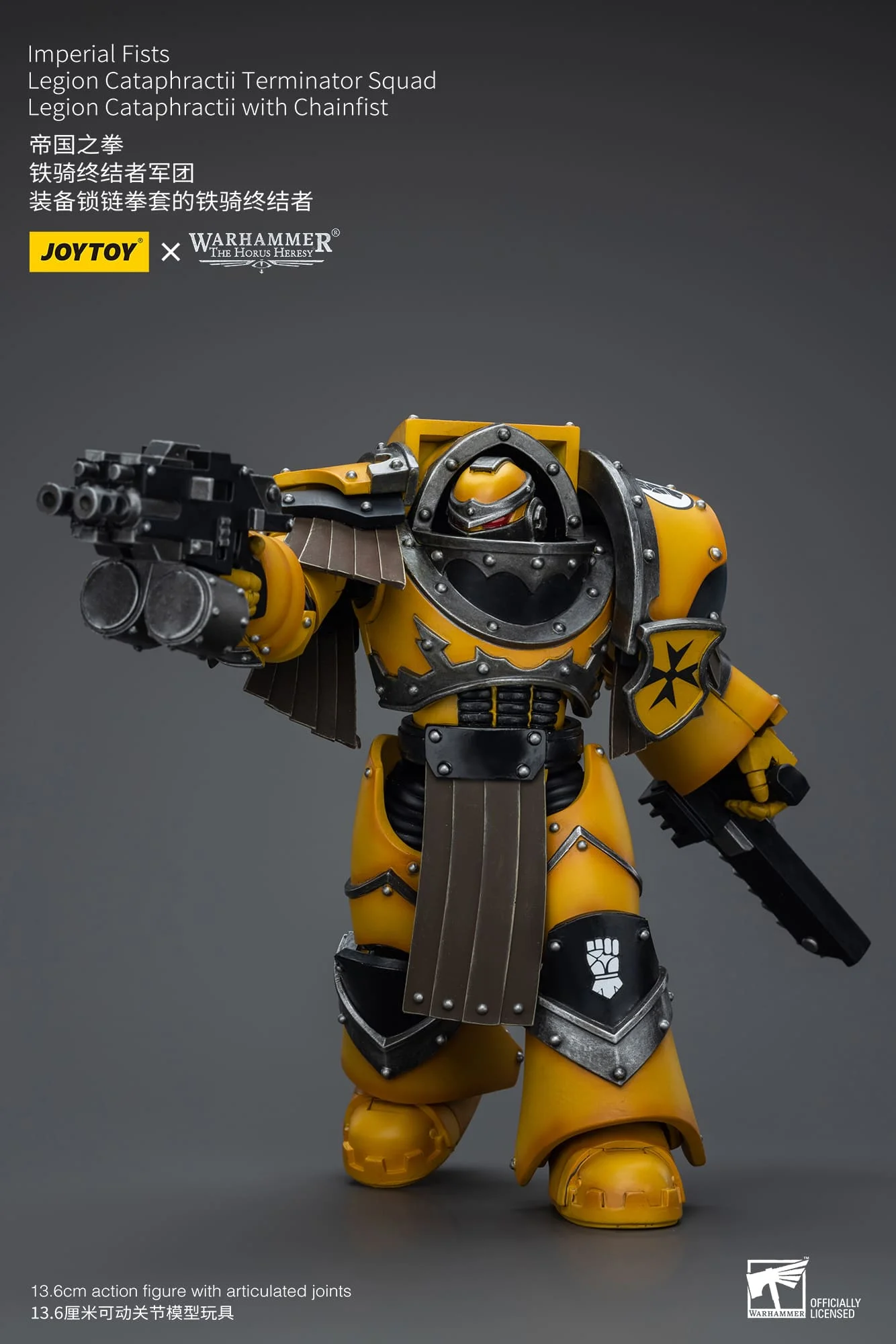 [JOYTOY] Imperial Fists Legion Cataphractii Terminator Squad Legion Cataphractii with Chainfist JT9398-1717848003-65muP.webp