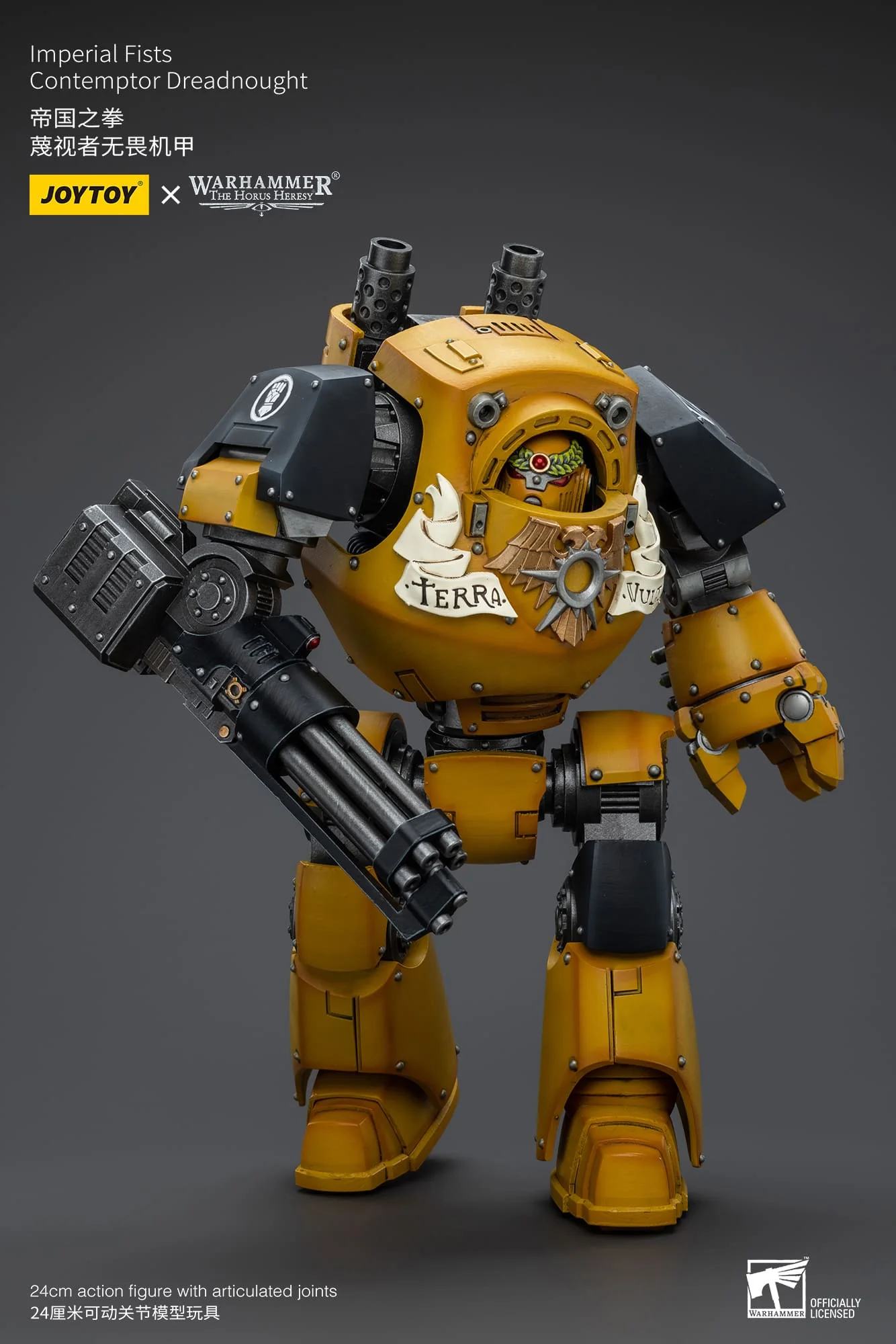 [JOYTOY] Imperial Fists Contemptor Dreadnought JT9411-1717848350-FRQON.webp