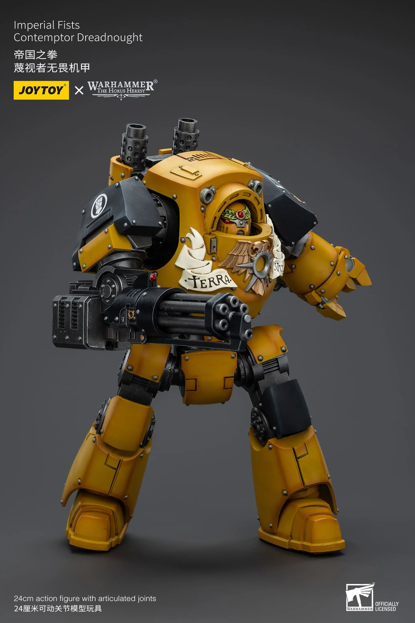 [JOYTOY] Imperial Fists Contemptor Dreadnought JT9411-1717848351-kMF56.webp