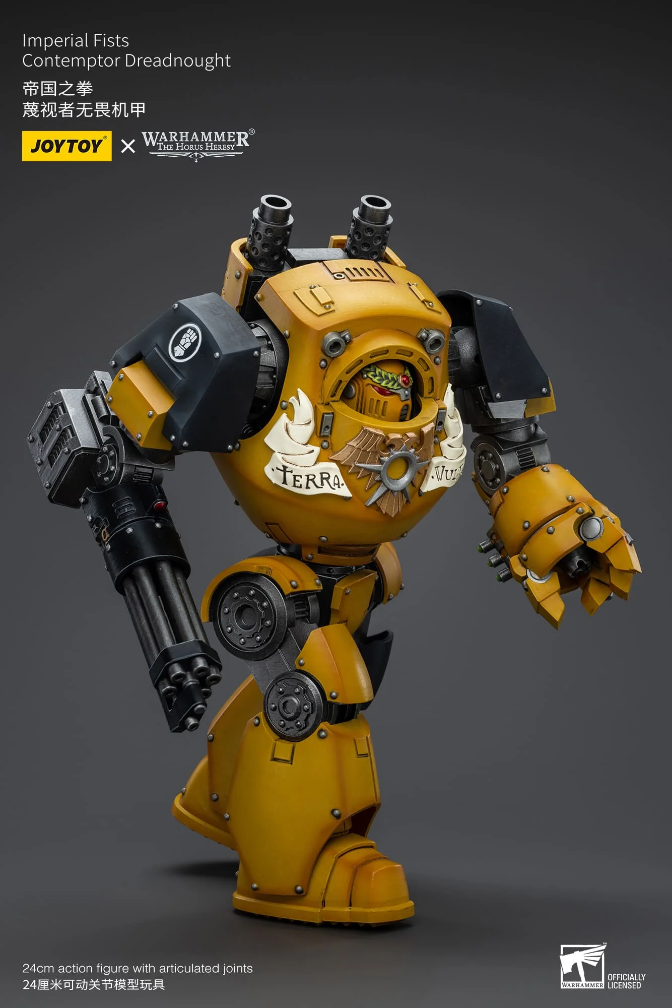 [JOYTOY] Imperial Fists Contemptor Dreadnought JT9411-1717848352-R7Znb.webp