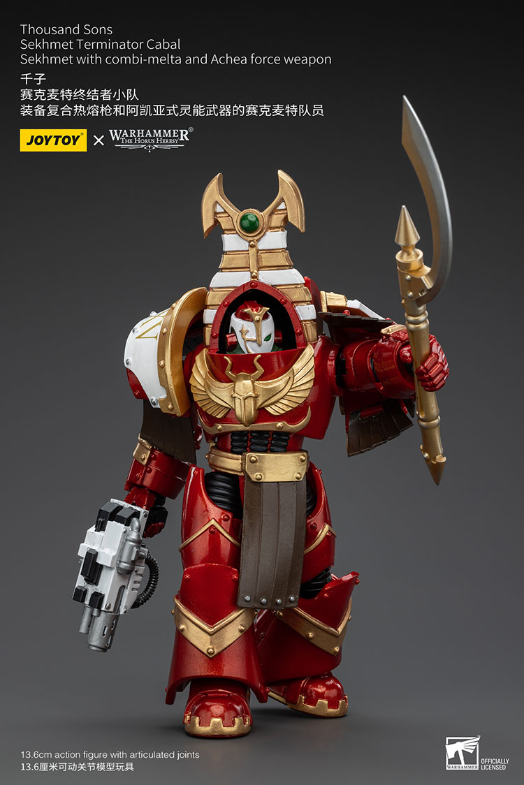 [JOYTOY] Thousand Sons Sekhmet Terminator Cabal Sekhmet With Combi-Melta And Achea Force Weapon JT8605-1721902676-aohn3.jpg