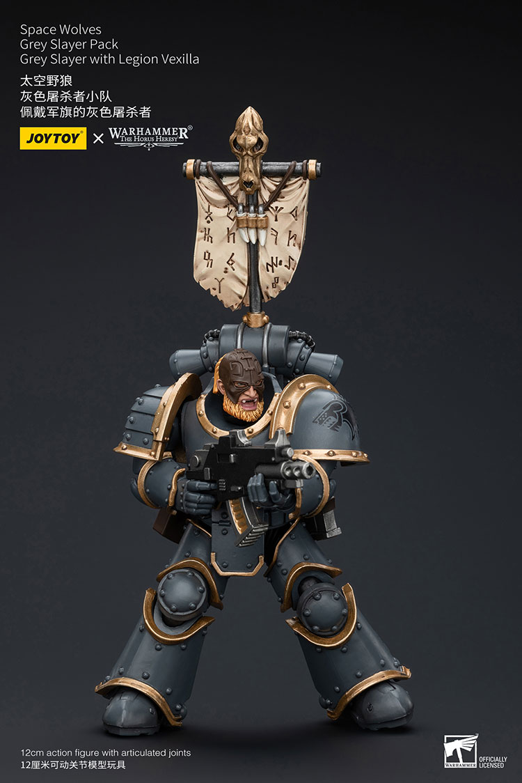 [JOYTOY] Space Wolves Grey Slayer Pack Grey Slayer With Legion Vexilla JT7509-1721903644-Mih1V.jpg