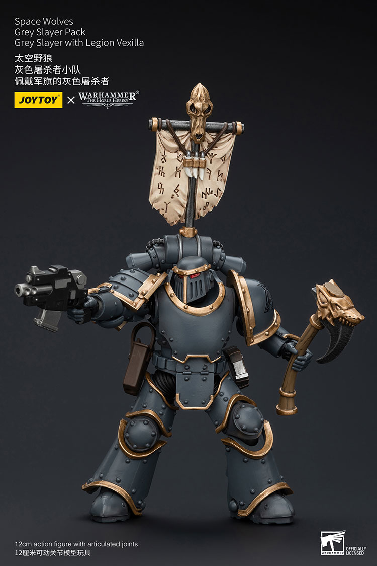 [JOYTOY] Space Wolves Grey Slayer Pack Grey Slayer With Legion Vexilla JT7509-1721903646-f2gtP.jpg