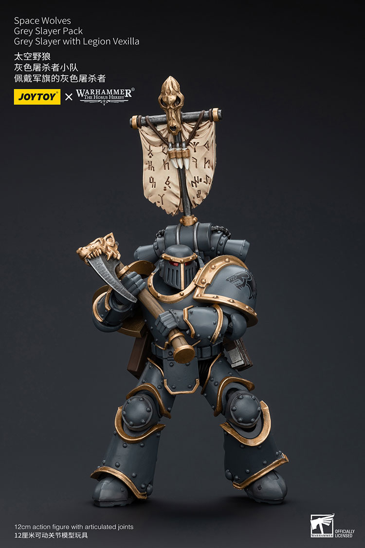 [JOYTOY] Space Wolves Grey Slayer Pack Grey Slayer With Legion Vexilla JT7509-1721903647-MDrPl.jpg