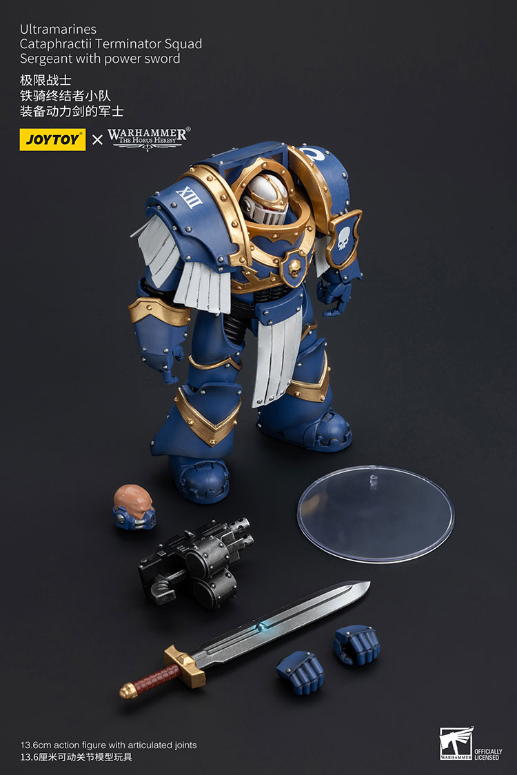 (JOYTOY) Ultramarines Cataphractii Terminator Squad Sergeant with Power Sword JT6953-1728139844-51mHk.jpg