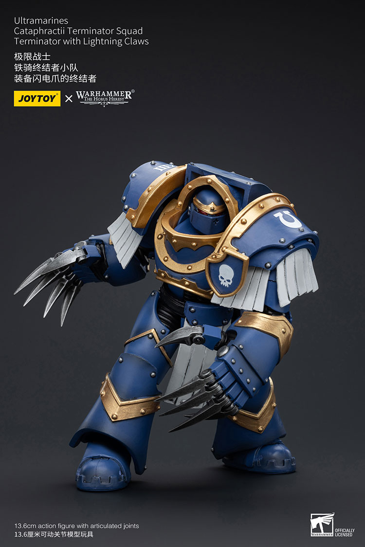 (JOYTOY) Ultramarines Cataphractii Terminator Squad Terminator with Lightning Claws JT7394