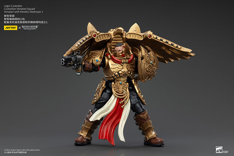 (JOYTOY) Legio Custodes Custodian Venatari Squad Venatari with Kenetic Destroyer 1 JT00775