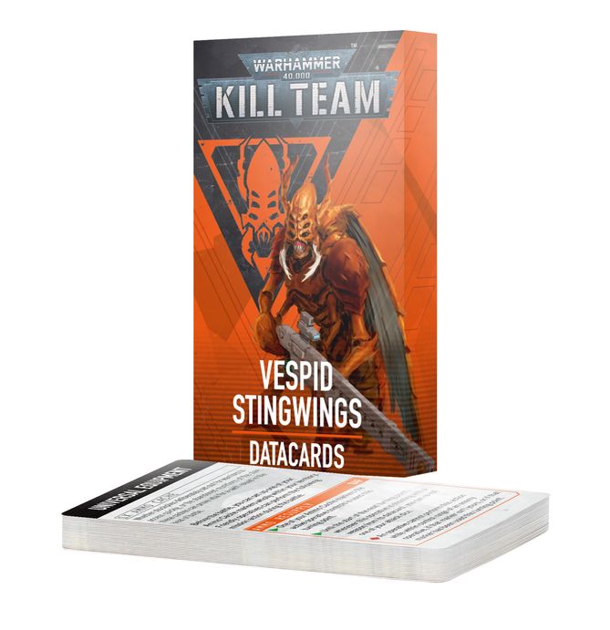 (NEW RELEASE 21 Dec 2024) KILL TEAM: Vespid Stingwings Datacards (ENG)